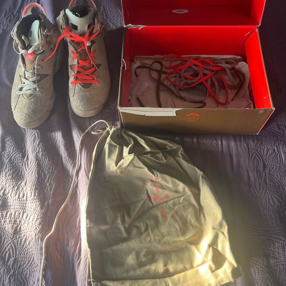 Travis scott jordan 6 khakis